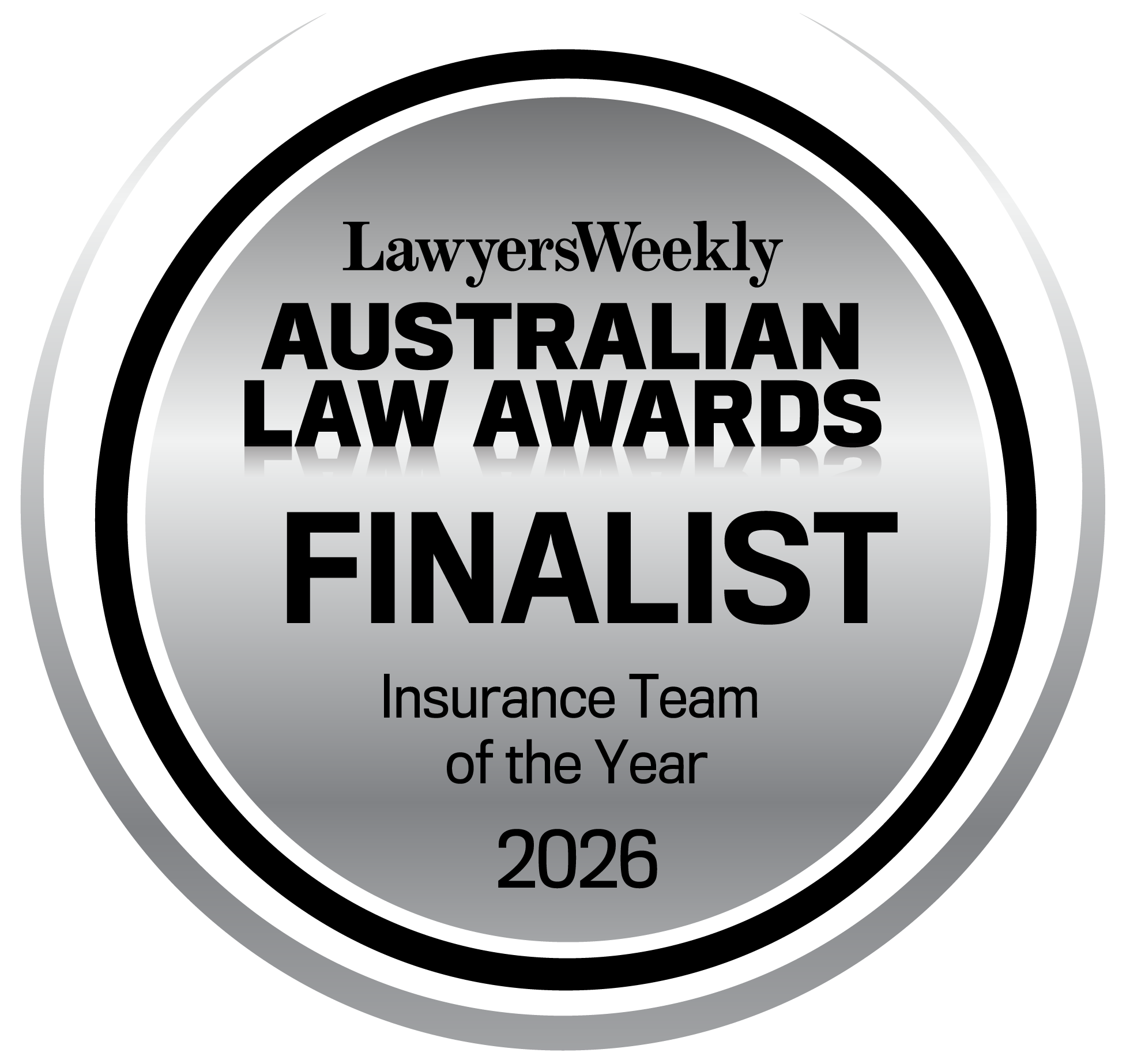 Lawyers Weekly - Finalists - Insurance Team of the Year